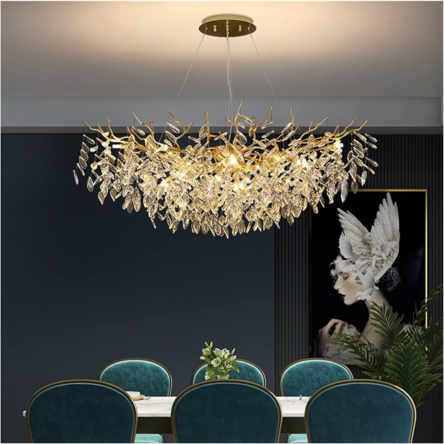 buy modern gold crystal chandelier,should I buy gold crystal chandelier,modern gold chandelier pros cons,gold crystal chandelier vs alternatives,best gold chandelier for dining room,gold crystal chandelier worth buying - detailed features and technical specifications