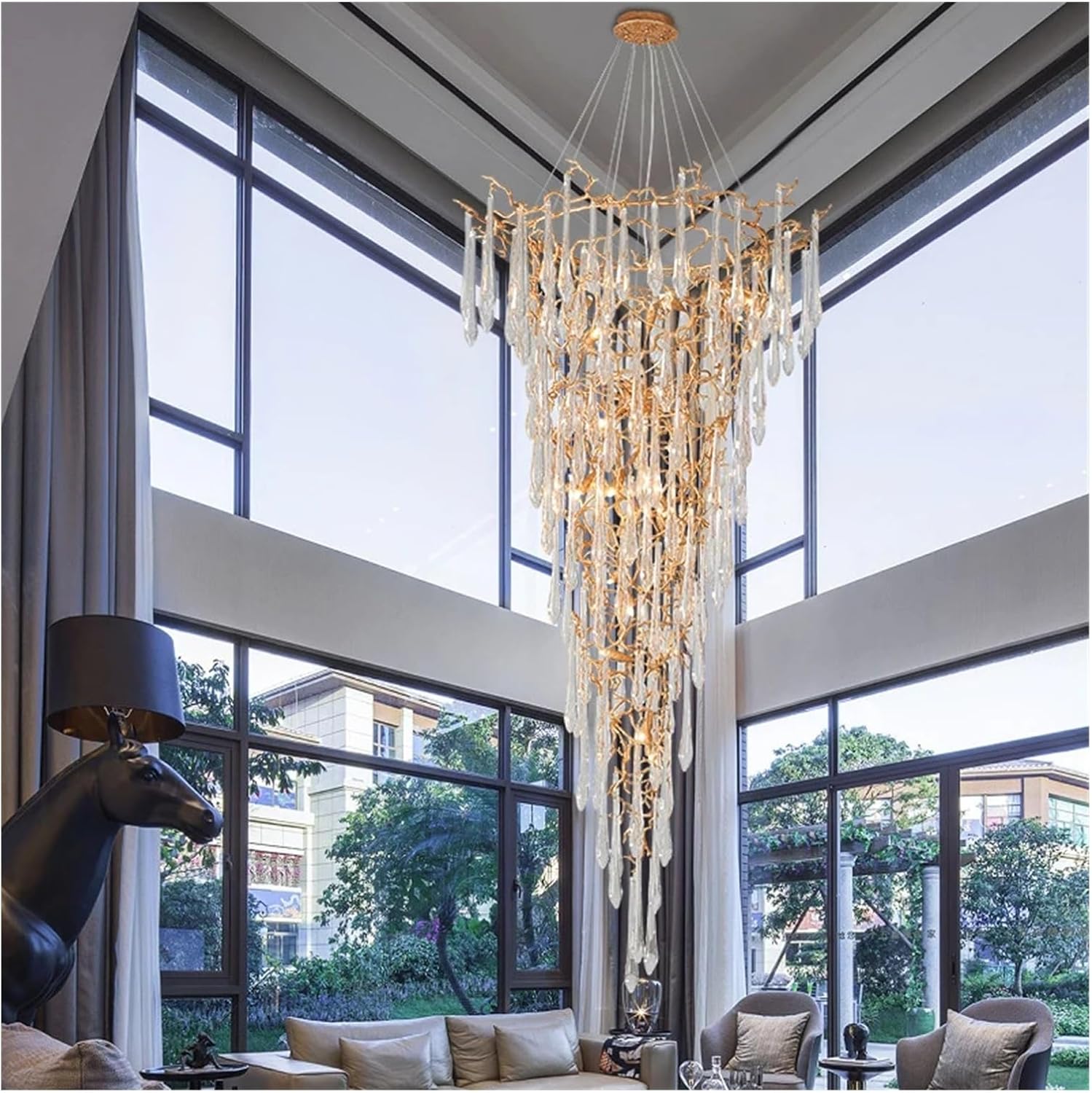 grand hall luxury crystal chandelier review,buy grand hall chandelier,luxury crystal chandelier pros cons,is grand hall chandelier worth it,best staircase chandelier,large crystal chandelier alternatives performance testing and real-world results for brightness and sparkle