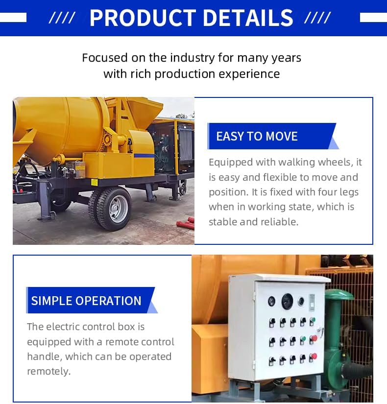 Step-by-step guide for high efficiency portable concrete mixer pump,should I buy a concrete mixer pump,concrete mixer pump vs truck mixer,portable concrete mixer pump worth buying,best concrete mixer pump for slab pouring,hydraulic concrete mixer pump pros cons - complete tutorial