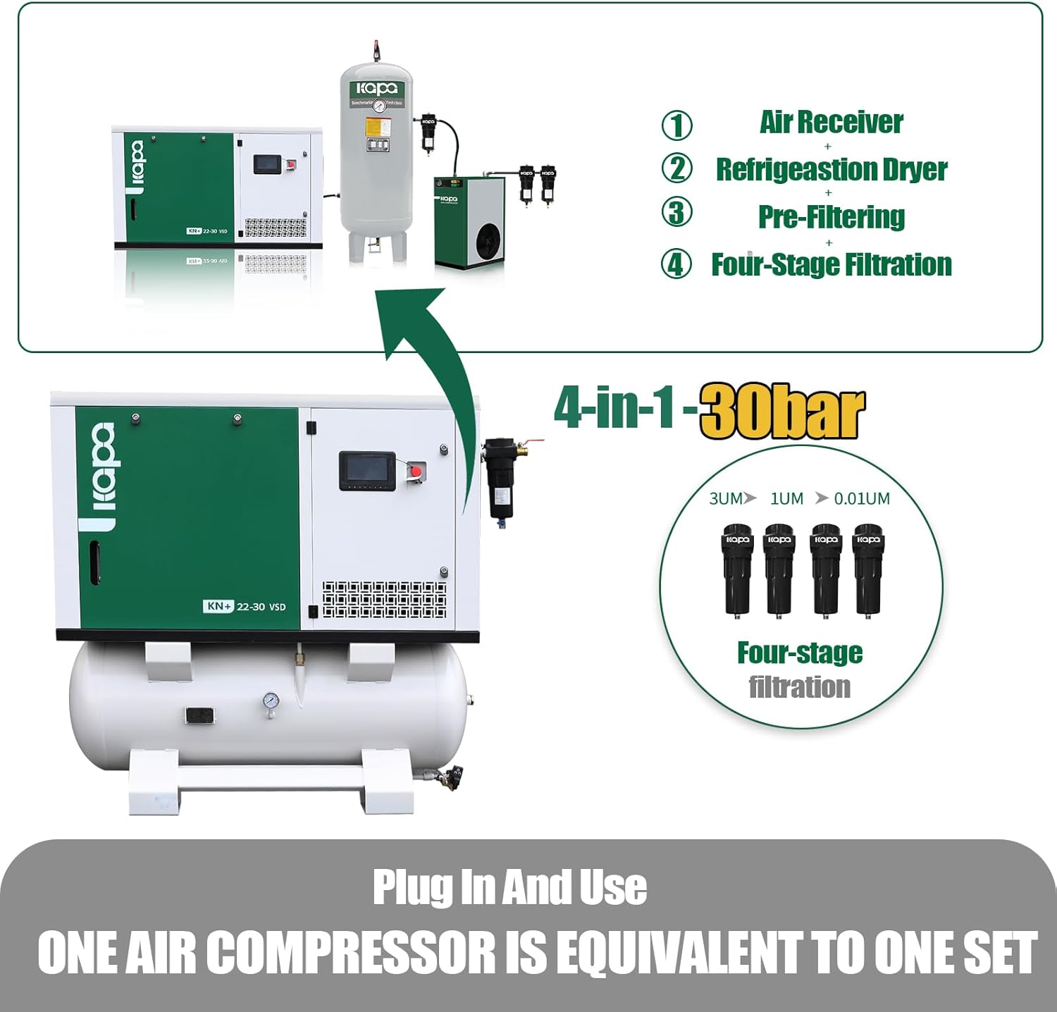 Step-by-step guide for kapa 30hp 4-in-1 rotary screw air compressor review,should i buy kapa air compressor,kapa air compressor pros cons,kapa vs ingersoll rand air compressor,best 30hp rotary screw air compressor,kapa air compressor worth buying - complete tutorial