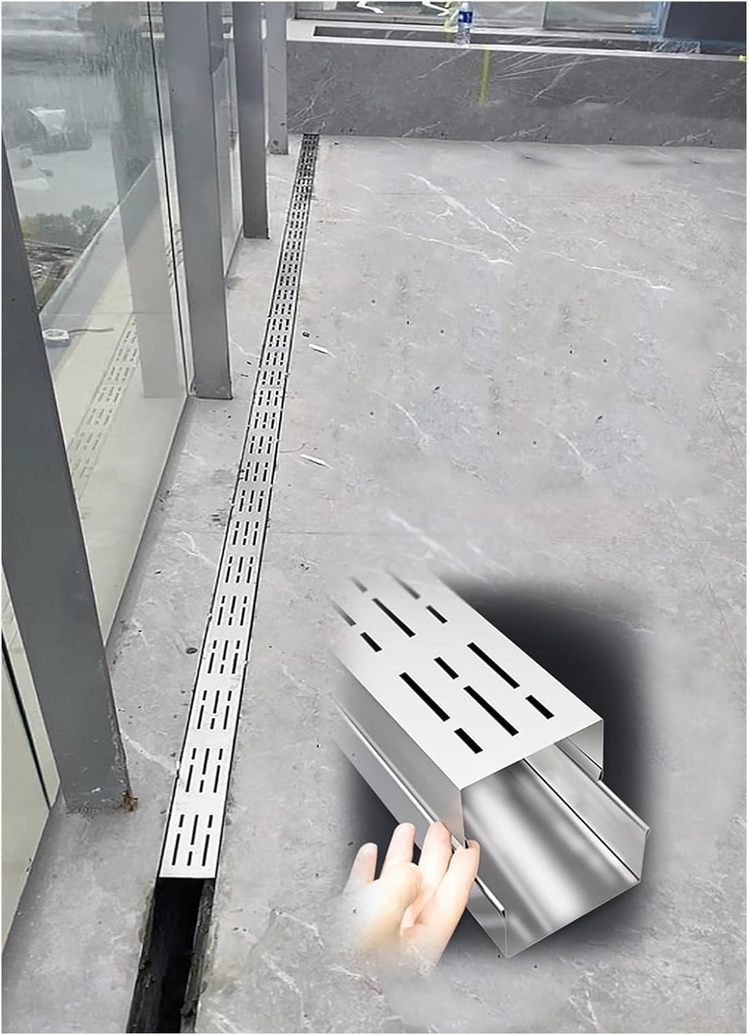 stainless steel drain cover,removable drain grate for patio,stainless steel drain cover pros cons,best drain cover for garage,narrow tile channel drain cover worth buying,stainless steel drain cover vs plastic - detailed features and technical specifications