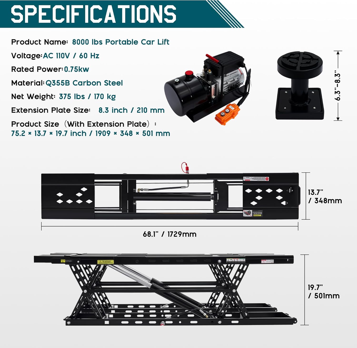 Albott 8000 LBS portable car lift review,Albott portable car lift review and rating,is Albott 8000 LBS lift worth buying,Albott car lift review pros cons,Albott 8000 LBS lift review honest opinion,Albott portable car lift review verdict unboxing and complete package contents