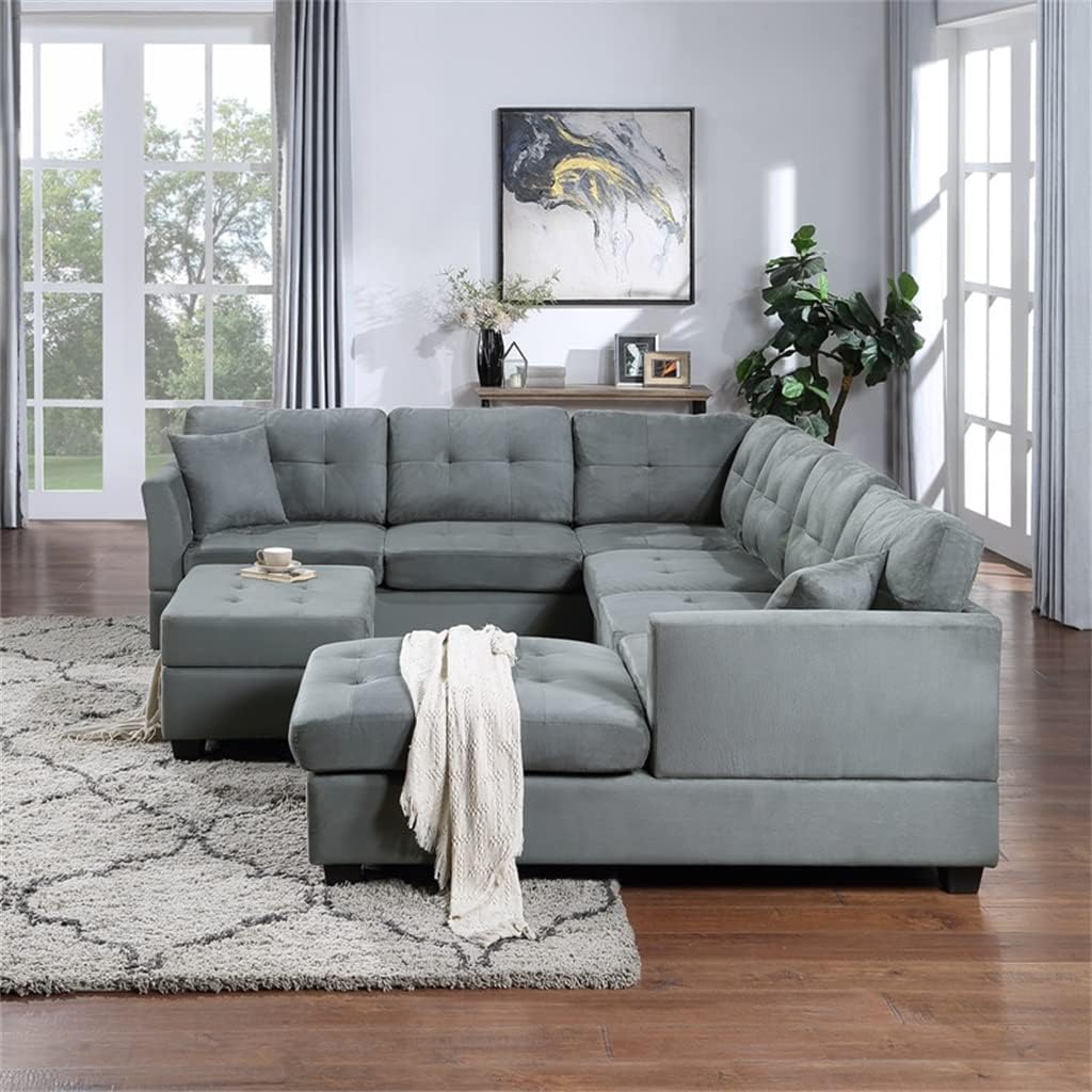DUYHBAWRS sectional sofa review,U-style upholstery sofa review and rating,is DUYHBAWRS sectional worth buying,sectional sofa with storage ottoman review pros cons,DUYHBAWRS sofa review honest opinion,DUYHBAWRS U-shaped sofa review verdict performance testing and real-world results