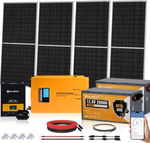 Image 1 of ECO-WORTHY 7.168KWH 800W solar panel kit review