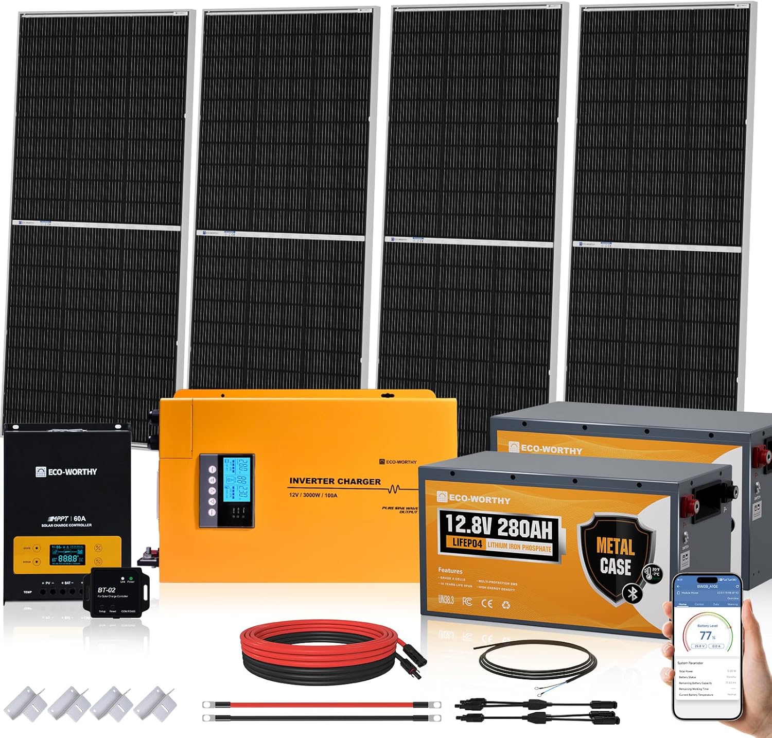 ECO-WORTHY 7.168KWH 800W solar panel kit review,ECO-WORTHY 800W solar kit review and rating,is ECO-WORTHY 7.168KWH solar kit worth buying,ECO-WORTHY 800W solar panel review pros cons,ECO-WORTHY 7.168KWH solar kit honest review,ECO-WORTHY 800W RV solar system review verdict - detailed features and technical specifications