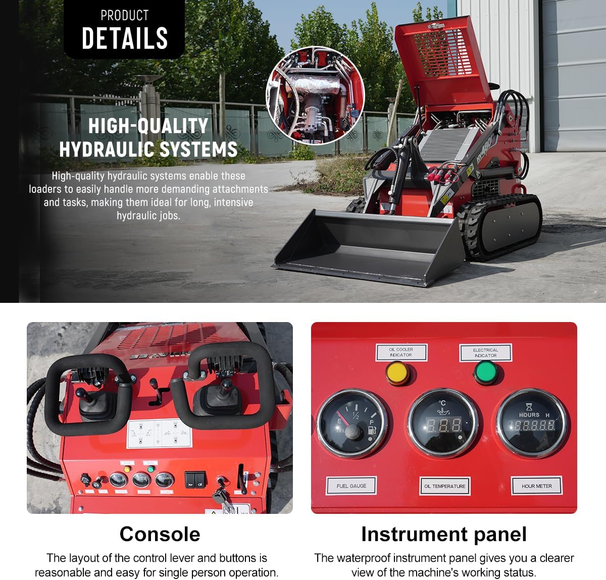 HUAYEE HY480C mini skid steer review,mini skid steer pros cons,stand on skid steer vs track,HY480C worth buying,best mini skid steer for soft ground,should I buy a HUAYEE skid steer performance testing and real-world results