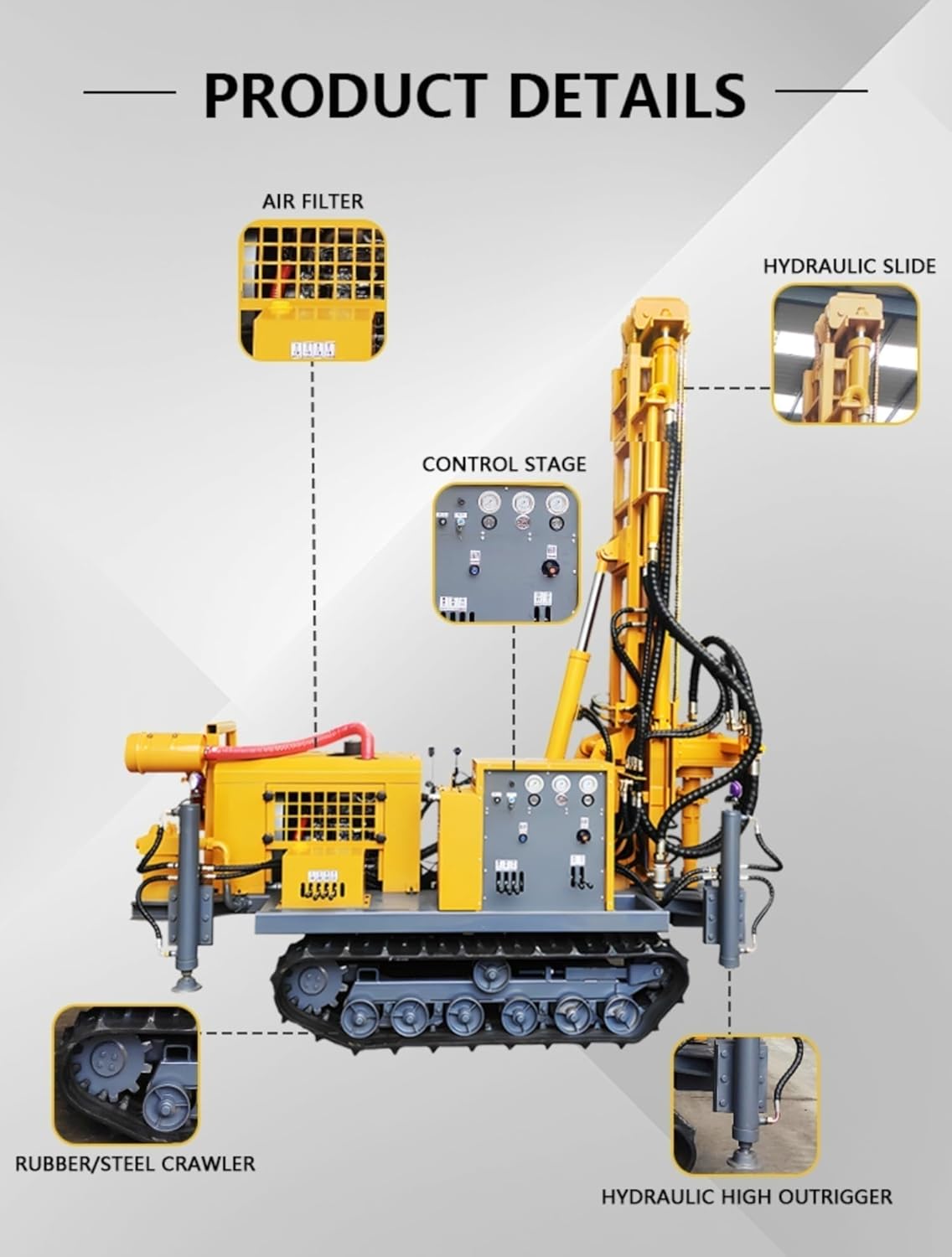 buy dual power water air drilling rig,should I buy a dual power drilling rig,dual power drilling rig vs single power,dual power water air drilling rig pros cons,dual power drilling rig worth buying,best tracked hydraulic drilling rig unboxing and complete package contents