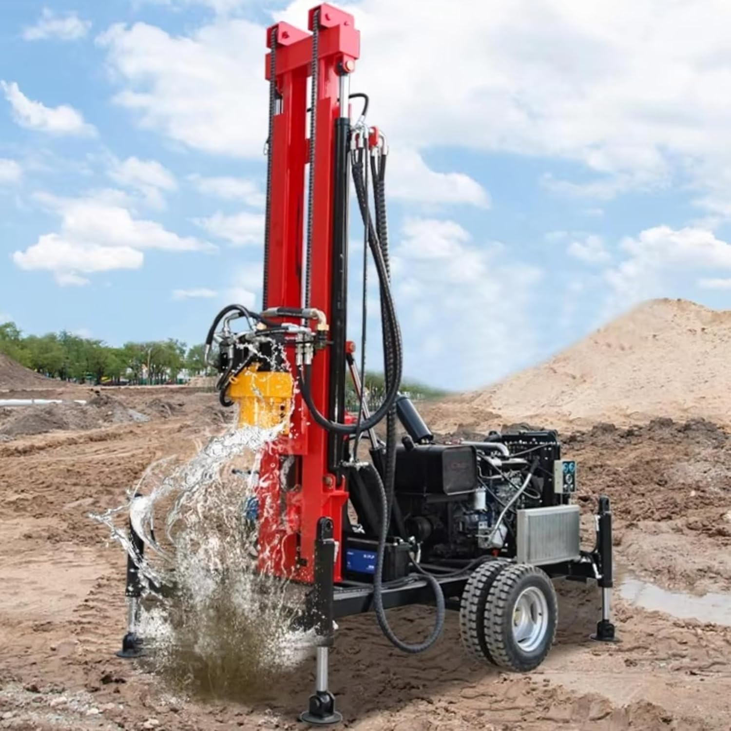 buy hydraulic water well drilling rig,hydraulic water well drilling rig pros cons,best compact borehole drilling machine,should I buy portable well drilling rig,hydraulic water well drill vs alternatives,hydraulic drilling rig worth buying - detailed features and technical specifications
