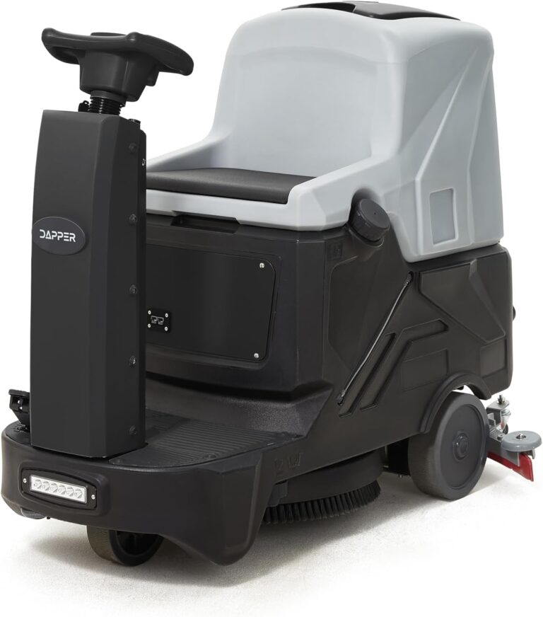 Image 1 of dapper supply floor scrubber review