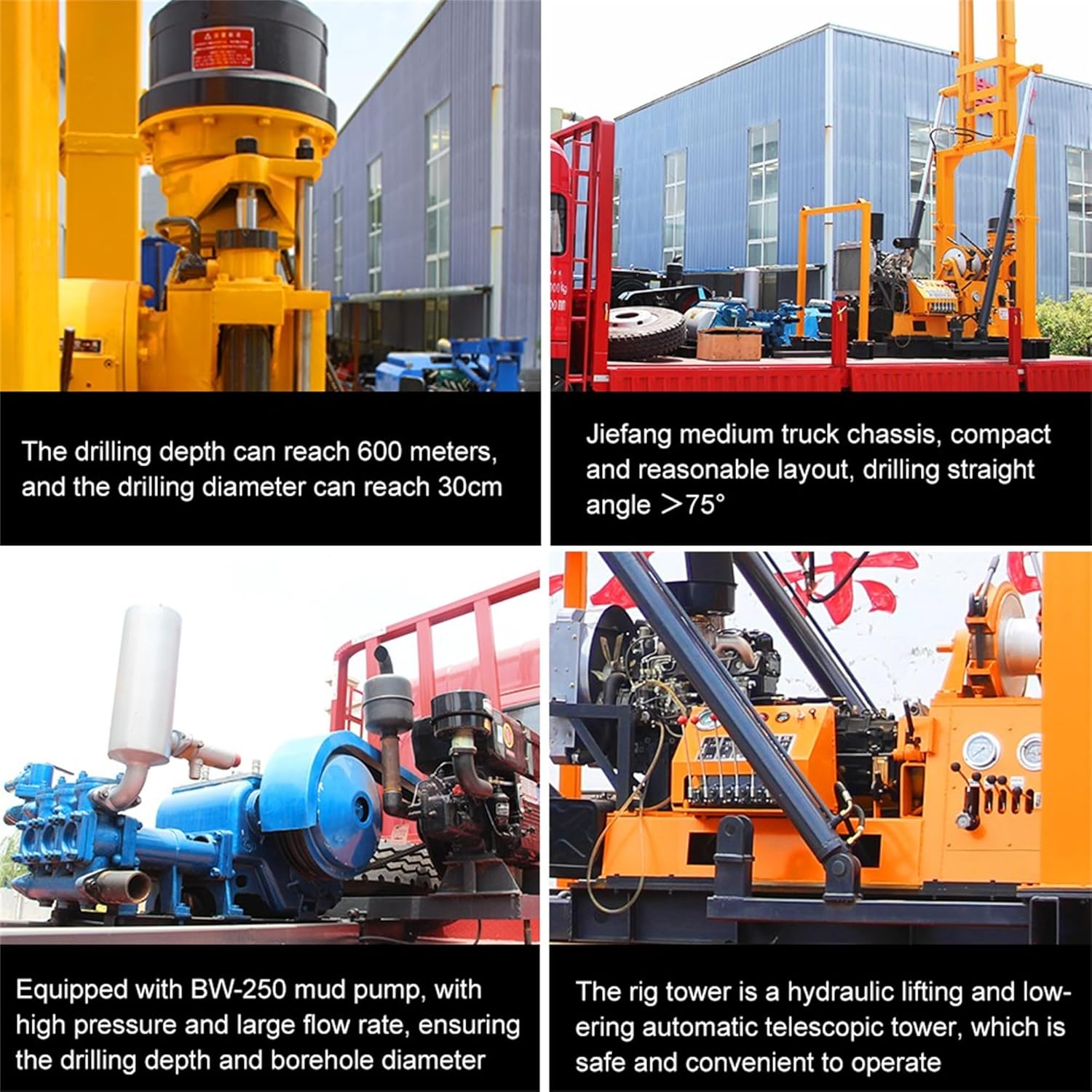 truck-mounted water well drilling rig,borehole drilling machine for sale,mobile well drilling equipment,truck mounted drill rig cost,deep water well drilling rig,customizable drilling rig performance testing and real-world results