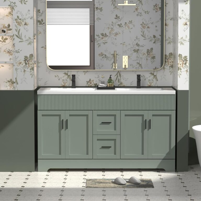 Image 1 of eclife 60 bathroom vanity review
